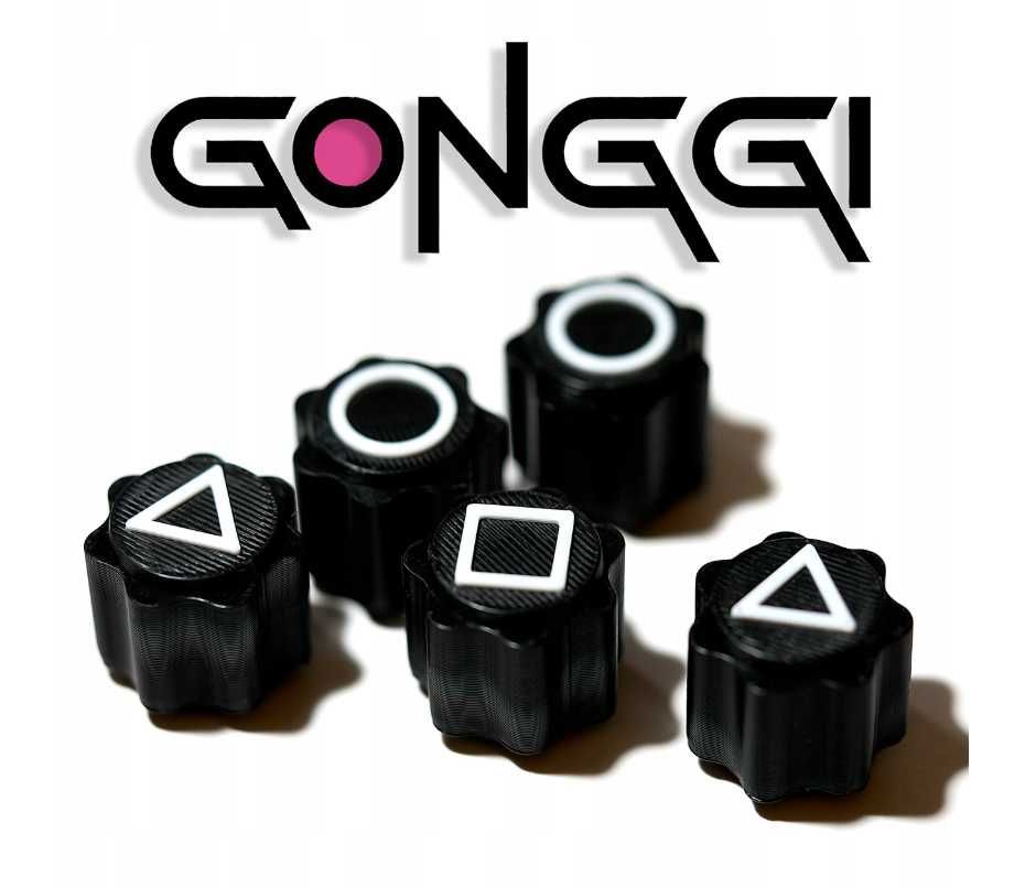 GONGGI koreańskie kości do gry z serialu SQUID GAME 2 bez podstawki