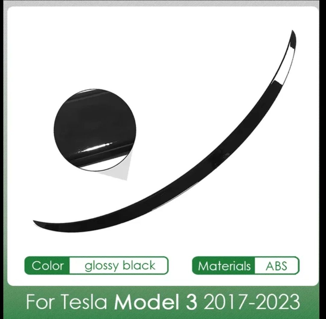 Спойлер багажника Tesla model 3, Y