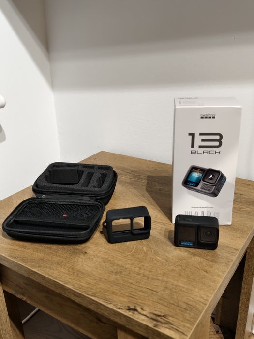 GoPro 13 Black jak nowa +pudełko, case