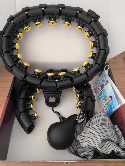 Inteligentne hula hop regulowane obciążenie regulowany trening fitness