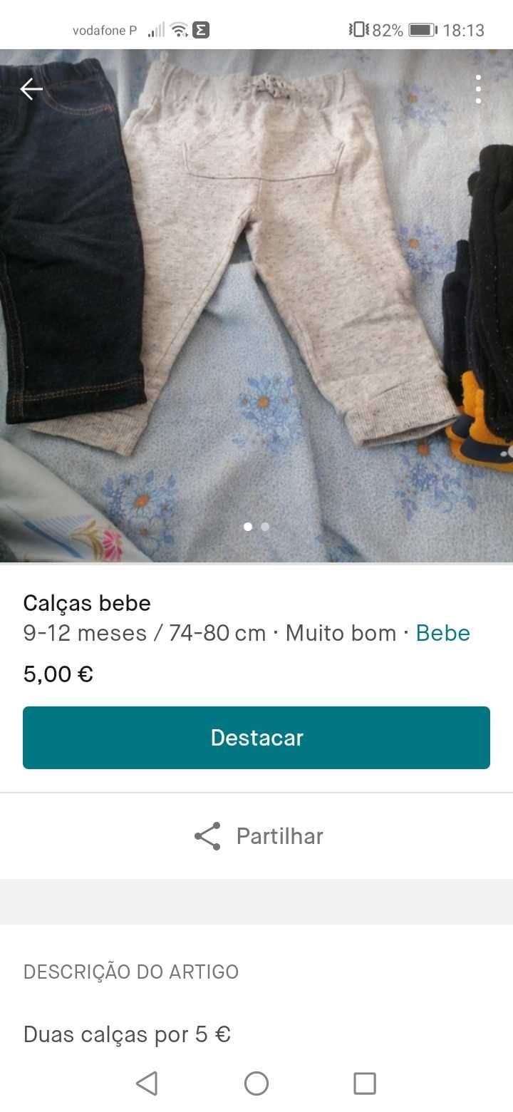 Roupas variadas mulher e bebé