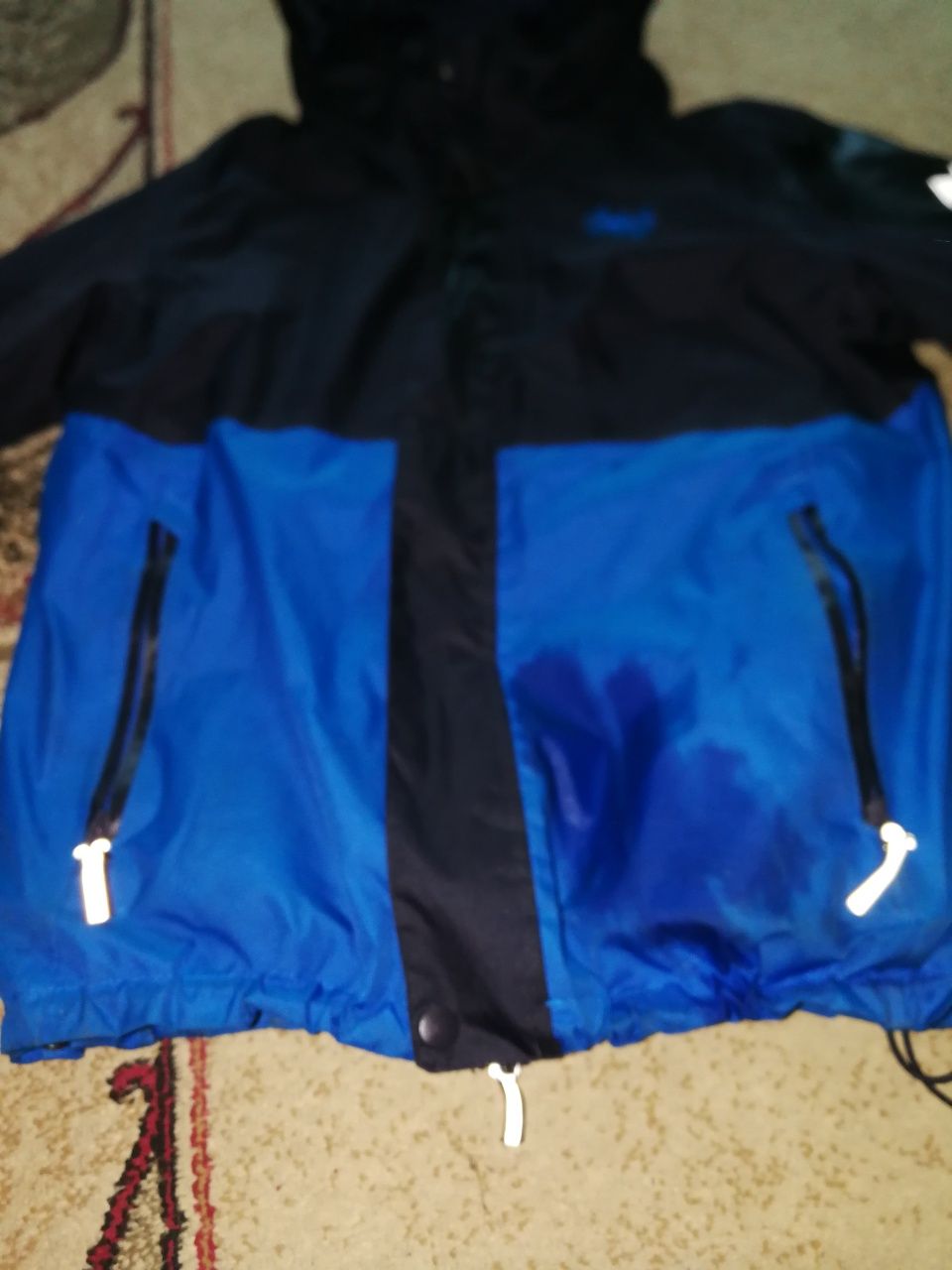 Куртка вітровка+фліска  непромокаючадитяча, на зріст 140-150