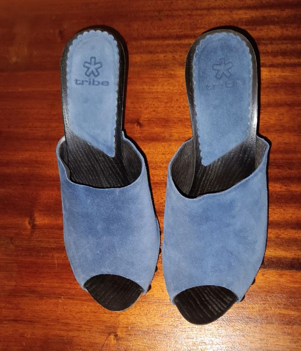 Chodaki ze skóry naturalnej TRIBO