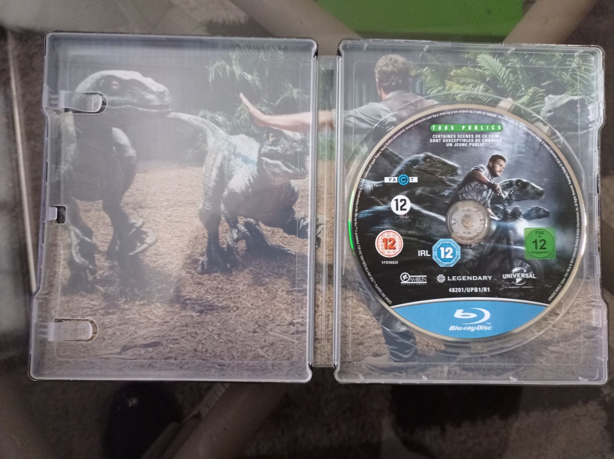 Blu-ray jurassic world