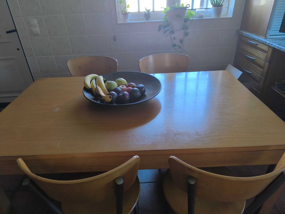 mesa de cozinha , pinho claro