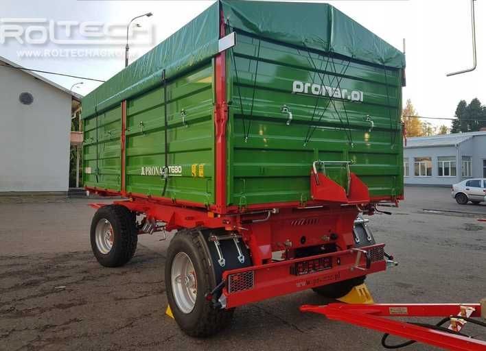 Przyczepa PRONAR PT610 PT510 10t PT612 PT512 12t T680 PLANDEKA GRATIS