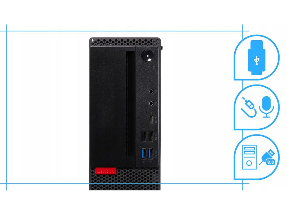 komputer stacjonarny lenovo thinkcentre sff i5 8gen 16gb 512ssd win11