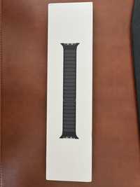 Pasek Apple Watch Leather Midnight M/L 45 mm