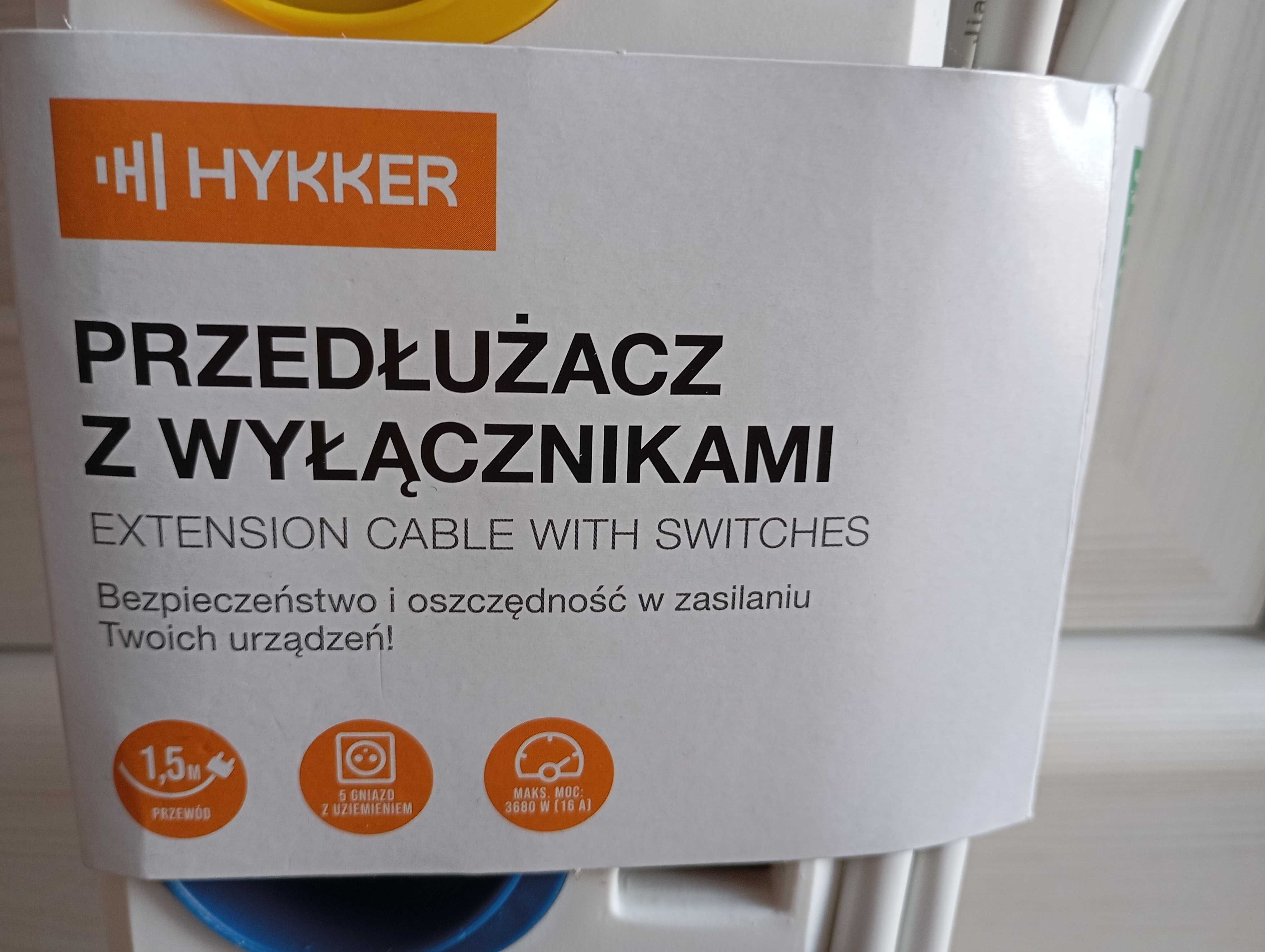 Przedłużacz z wyłącznikami Hykker