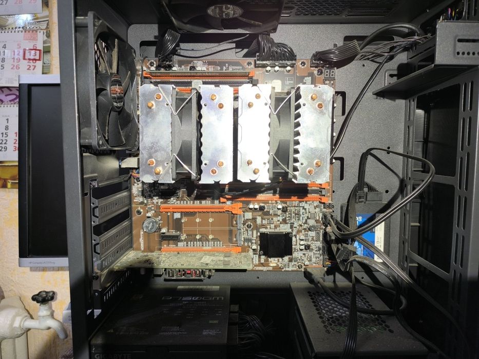 Робочій комплект Klisre X99 ZX-DU99D4 LGA2011-3 + 2 E5-2680 v3