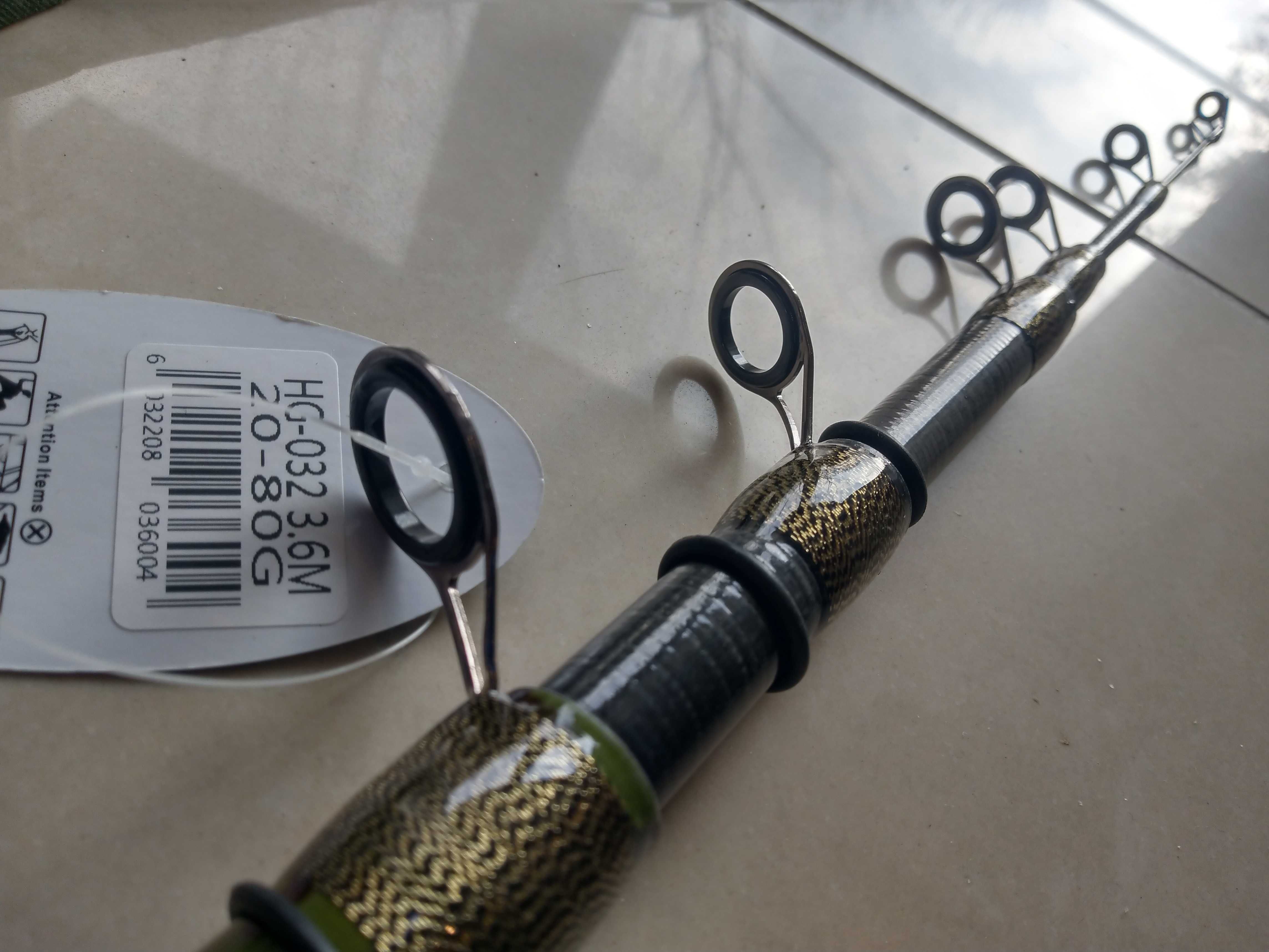 Uniwersalny teleskop Miracle Fish Phantom Camu tekę 3,60m 20-80g
