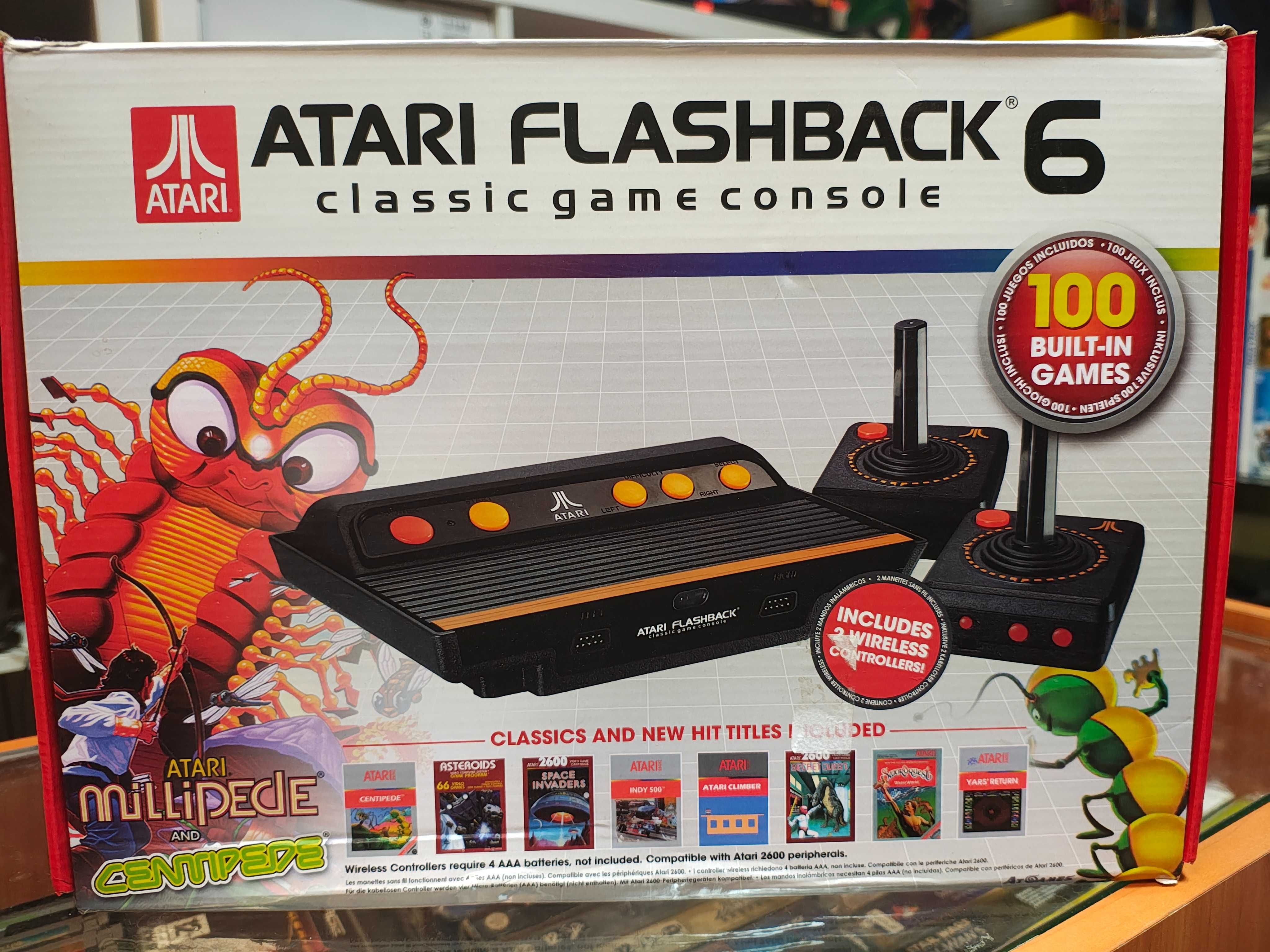 Konsola przewodowa ATARI FLASHBACK 6 z 100 GIER retro SklepRetroWWA