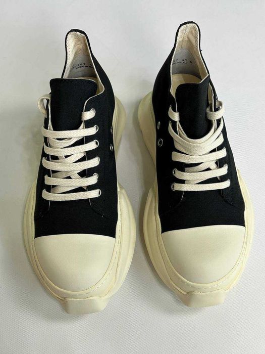 Rick Owens DRKSHDW Abstract Ramones jumbo lace laces кеди кросівки 43