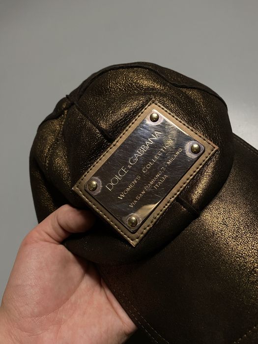 Dolce & Gabbana рідкцсна кепка хутряна y2k vintahe