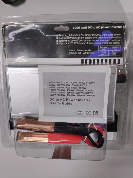 Перетворювач напруги 12v – 220 v. Автомобільний інвертор 1000W