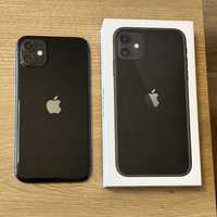 Iphone 11 black 64GB zadbany + słuchawki + etui + kabel zasilający