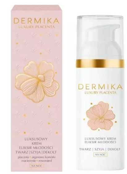 DERMIKA LUXURY PLACENTA eliksir młodości na noc 50ml