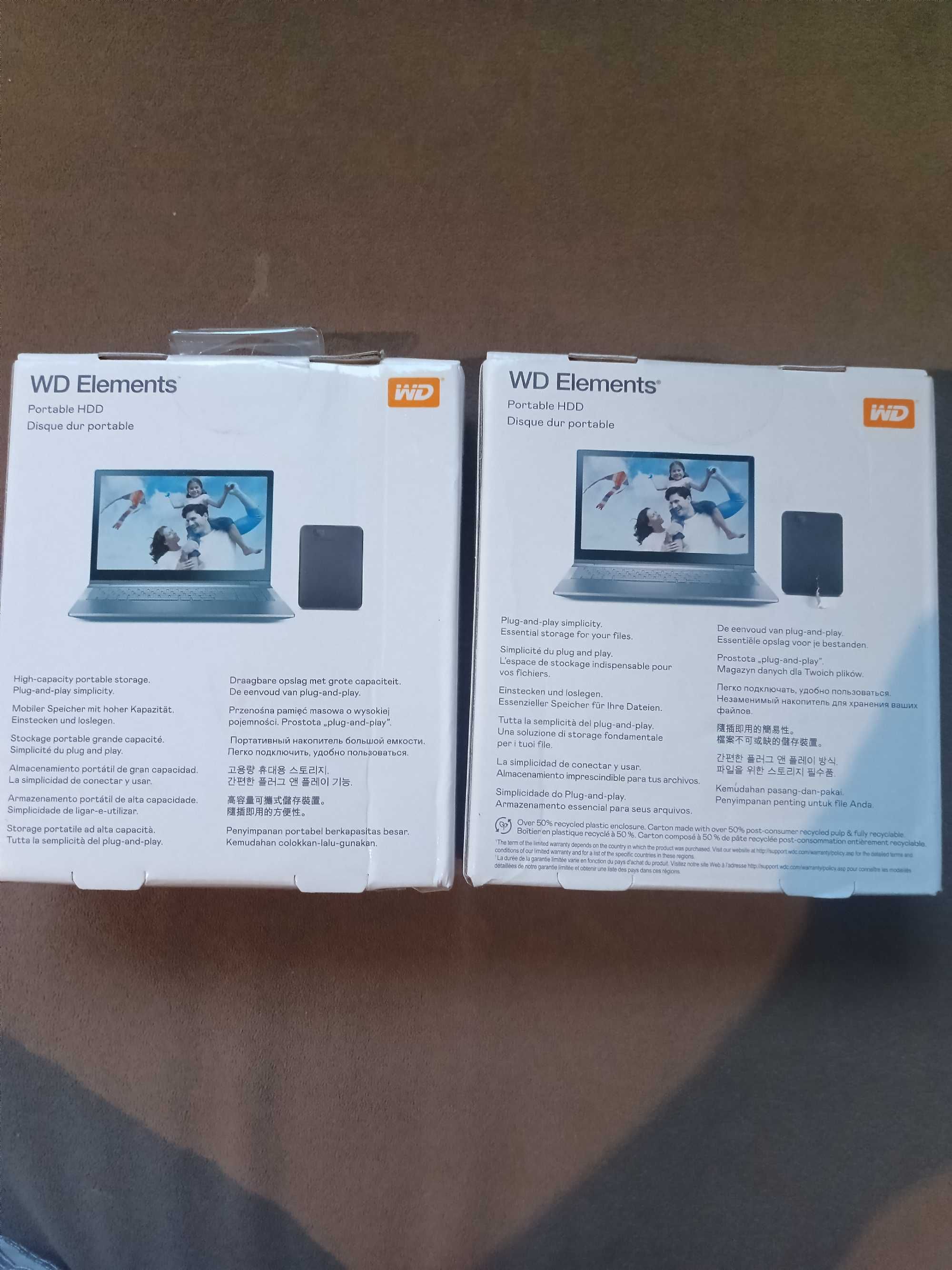 Зовнішній жорсткий диск WD Elements Portable 4/5 tb