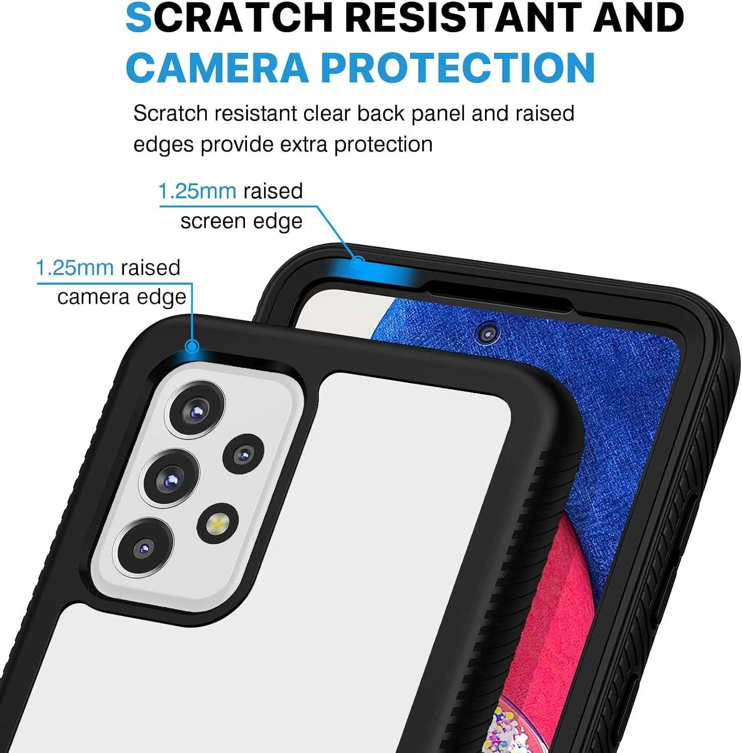 CENHUFO etui do Samsung Galaxy A52 / A52S 5G etui pancerne 360 mocne