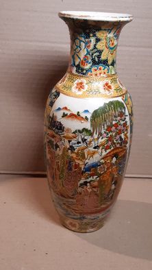 Китайская ваза, ручная роспись