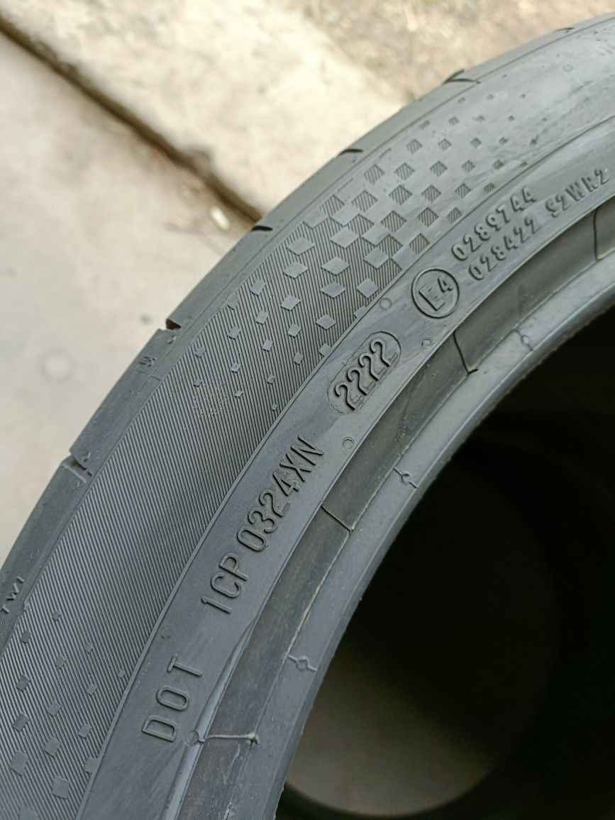 D17, 1 sztuka 255/40r21 Continental SportContact 6 BMW 2022r 6.6mm