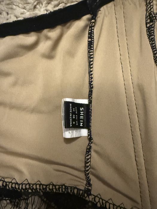 Gorset koronkowy Shein cielisty M