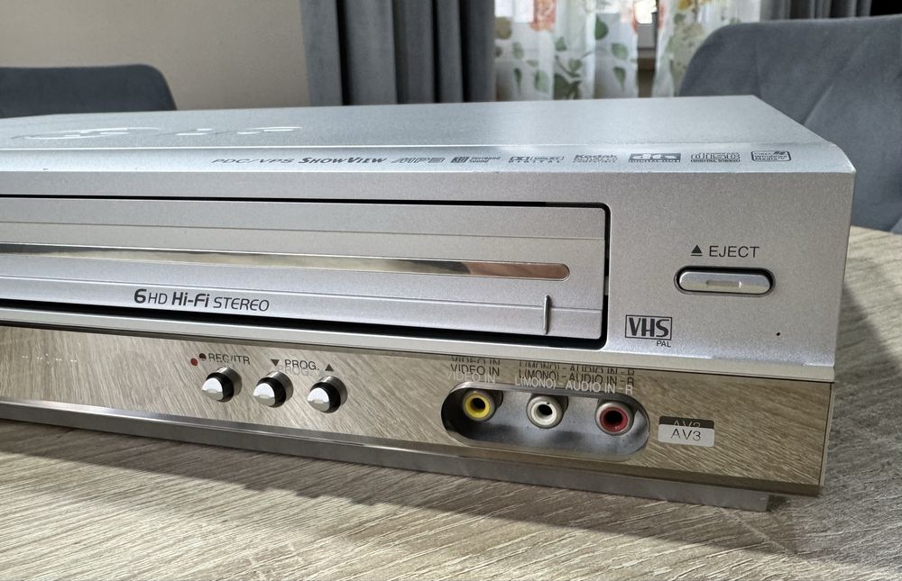 LG V8805 #Magnetowid VHS DVD #Combo #6HD #Hi-Fi Stereo #2x Euro