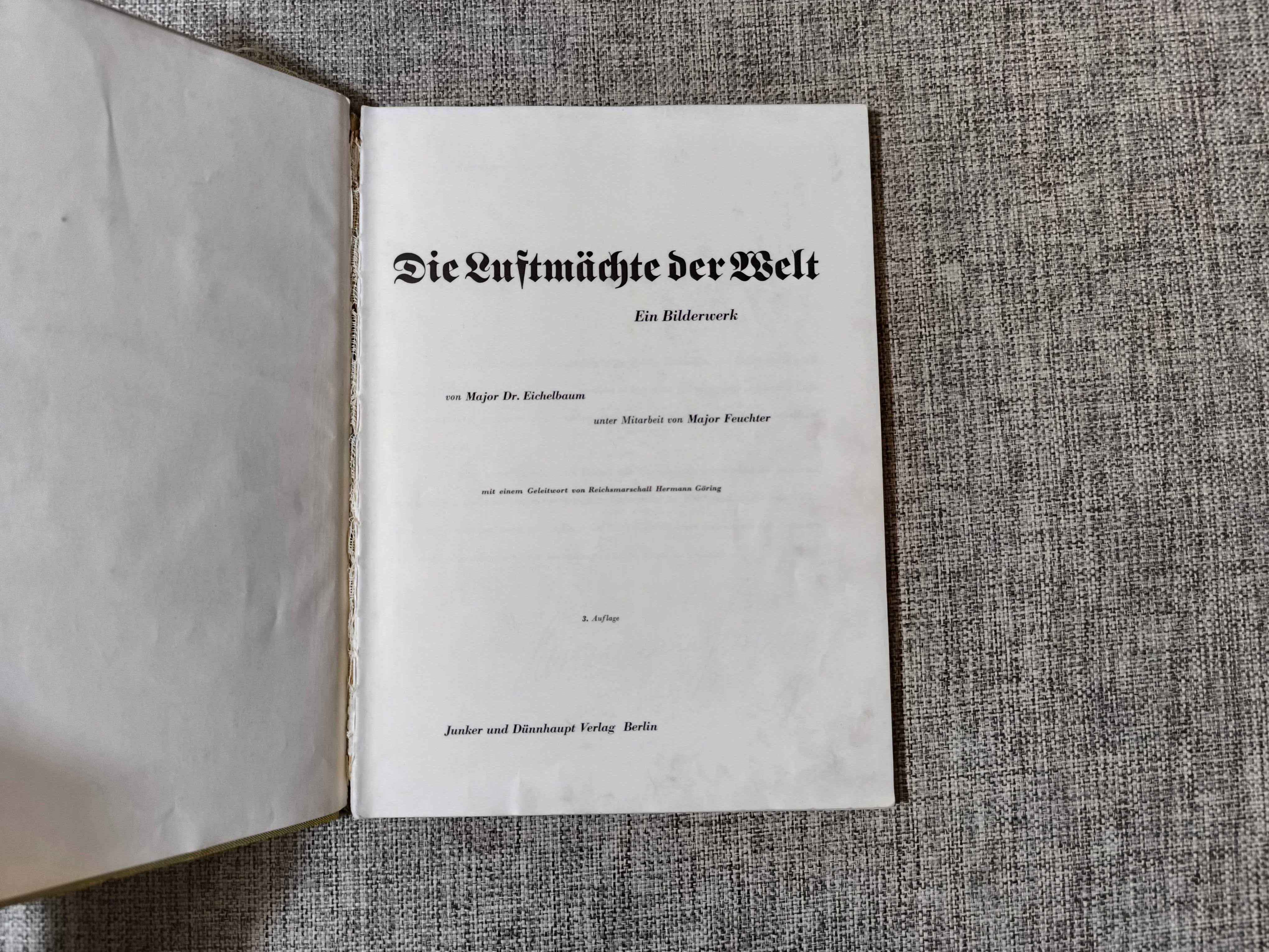 Die Luftmachte der Welt - Samoloty po niemiecku Atlas Samolotów