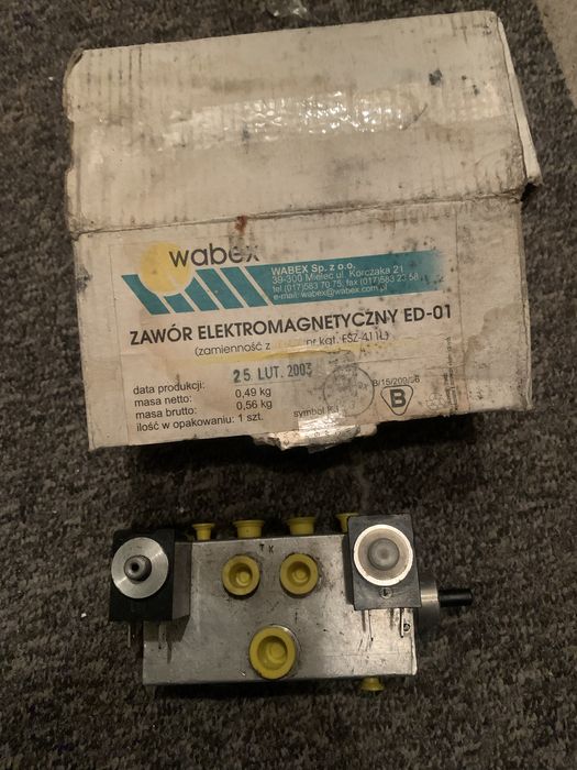 Zawór elektromagnetyczny ed-01 Wabex