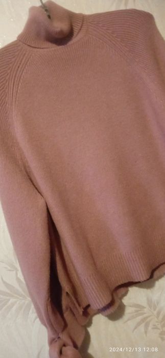 Тёплый свитер "Zara", розовый.