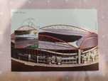 Postal oficial selado do estádio da luz Benfica