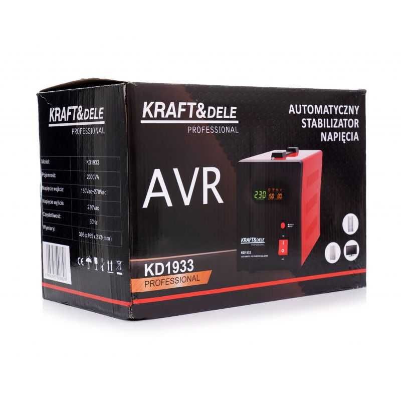 Stabilizator napięcia AVR AUTOMATYCZNY 2000VA 230V KD1933