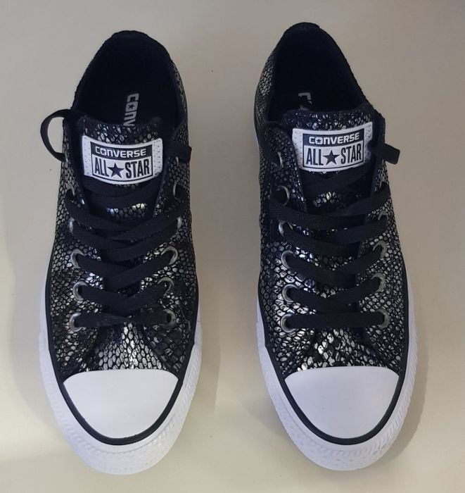 Кеди Converse All Star Chuck Taylor натуральна шкіра Нові снікерси