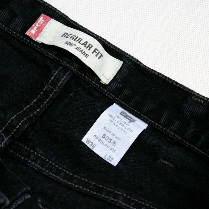 Vintage Levis 505 Regular fit Made in USA 38/32 spodnie jeansowe