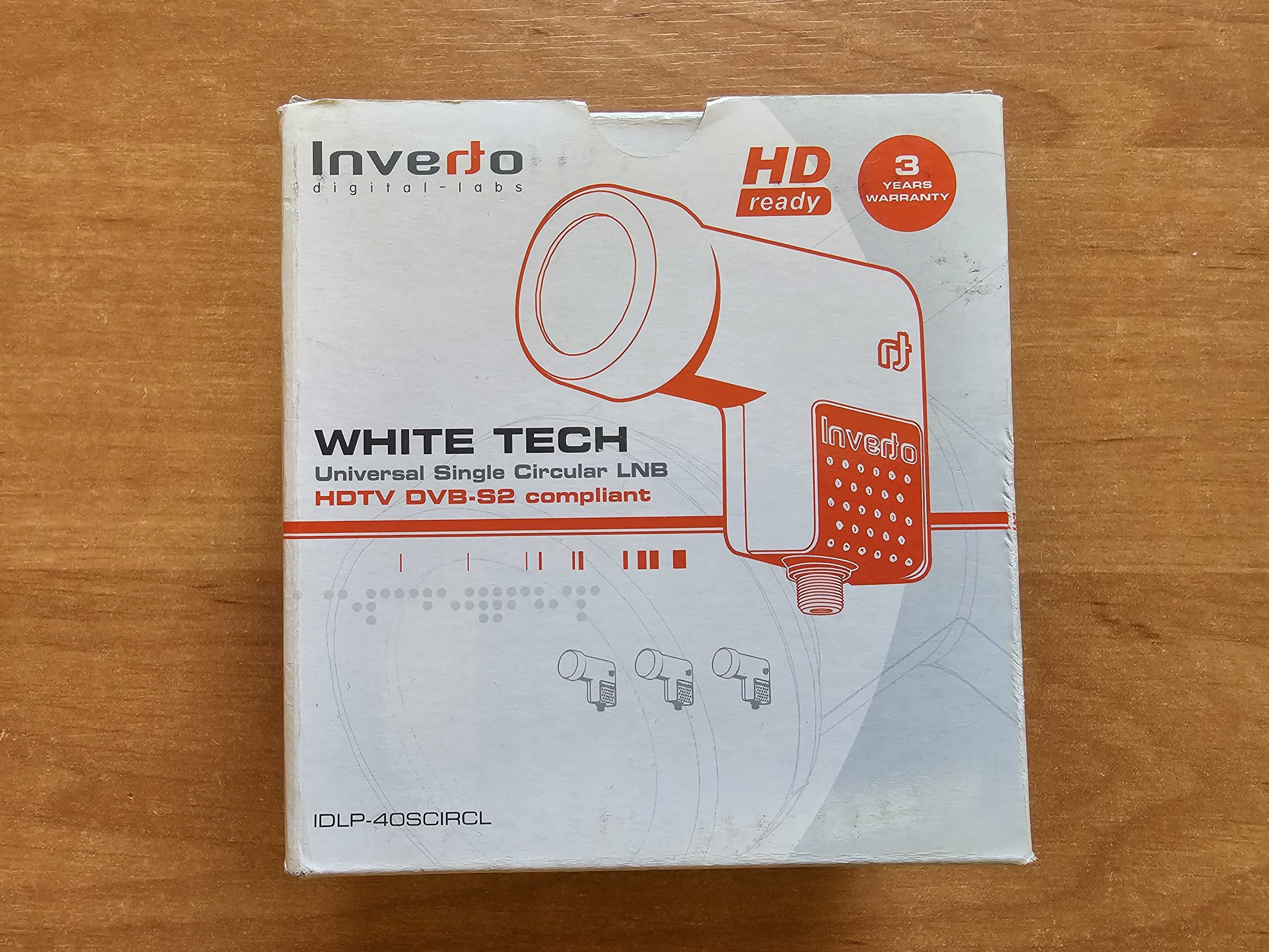 Konwerter Inverto White Tech 0.3 dB CIRCULAR polaryzacja KOŁOWA UNIKAT