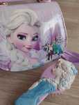 Zestaw dla małej fanki Elsy Torebka  Szczotka Szpilki do włosów Frozen