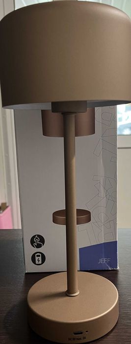 Lampa stołowa JEFF LED miedź
