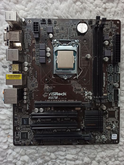 Płyta głowna ASRockH87M z procesorem i7-4770