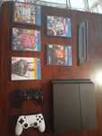 ps 4 fat+podstawka ,1 pad  i 5 gier