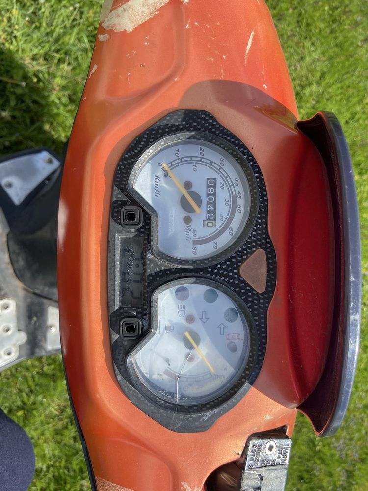 Skuter 80 zarejestrowany na 50 Romet 747 4t