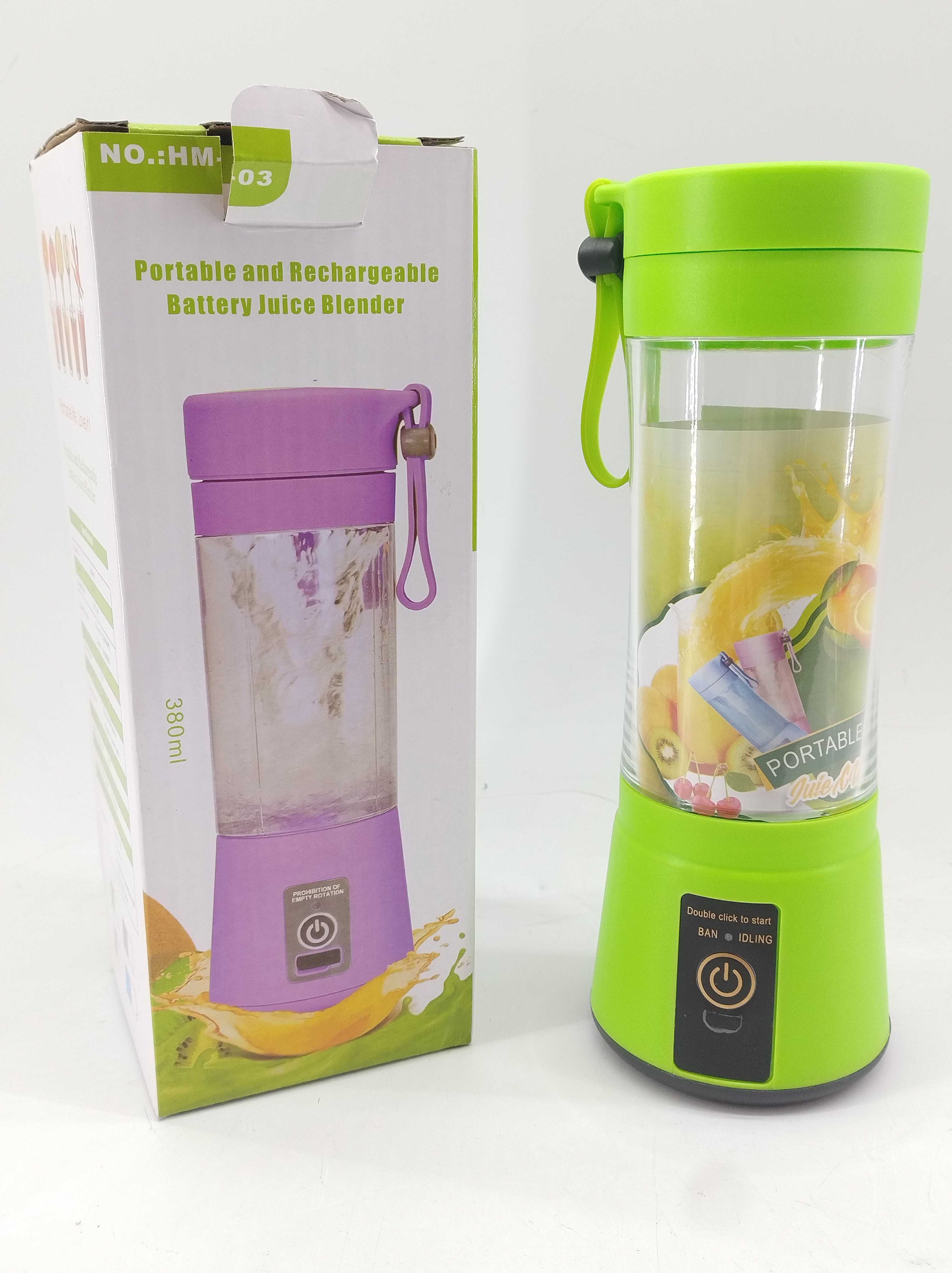 Blender Mikser Turystyczny Usb Akumulatorowy 380ML