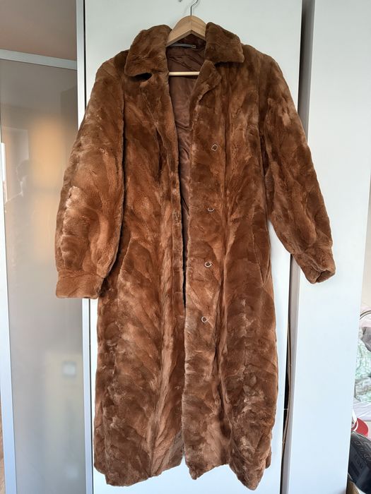 Futro naturalne z norek rozmiar 42