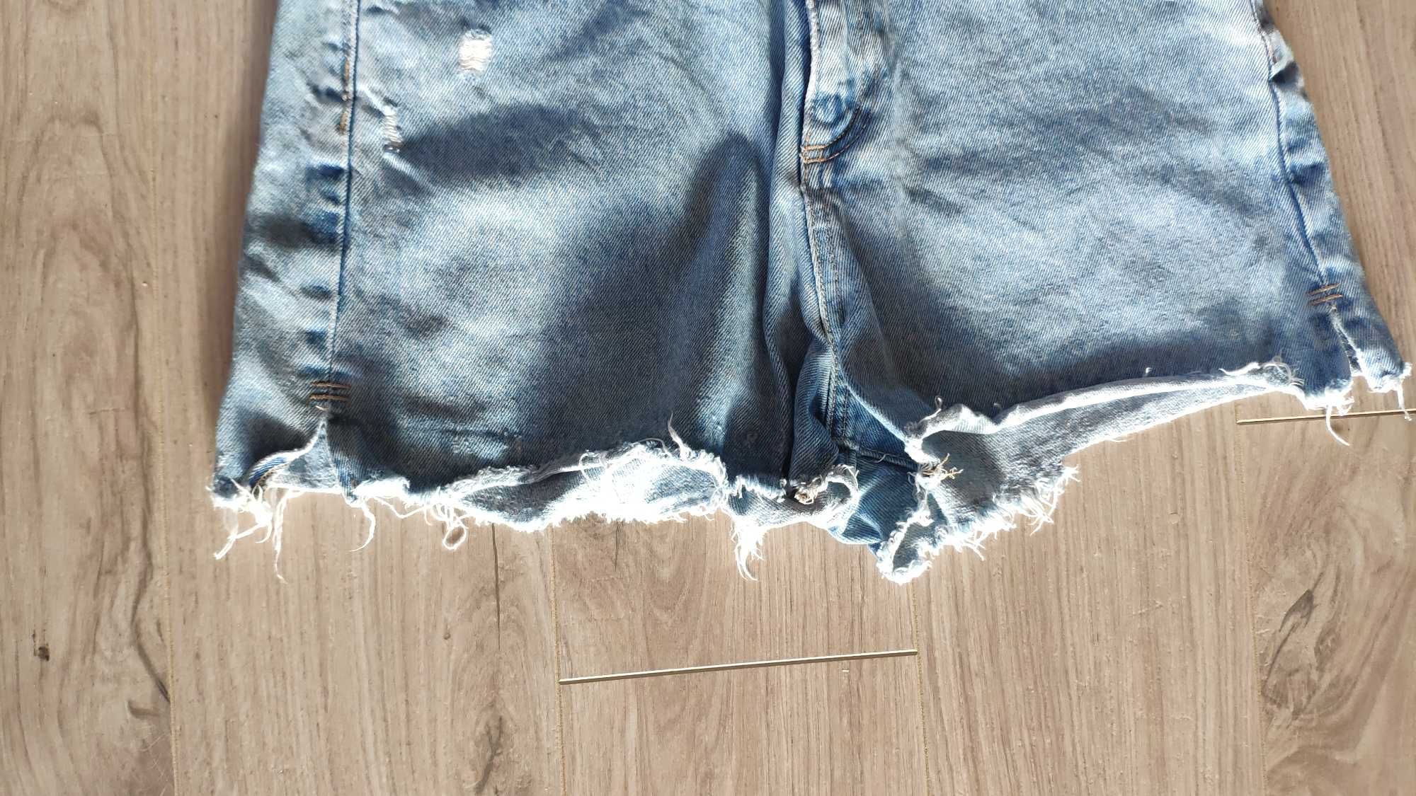szorty dżinsowe jeansowe river island rozmiar 38 bawełna 100%