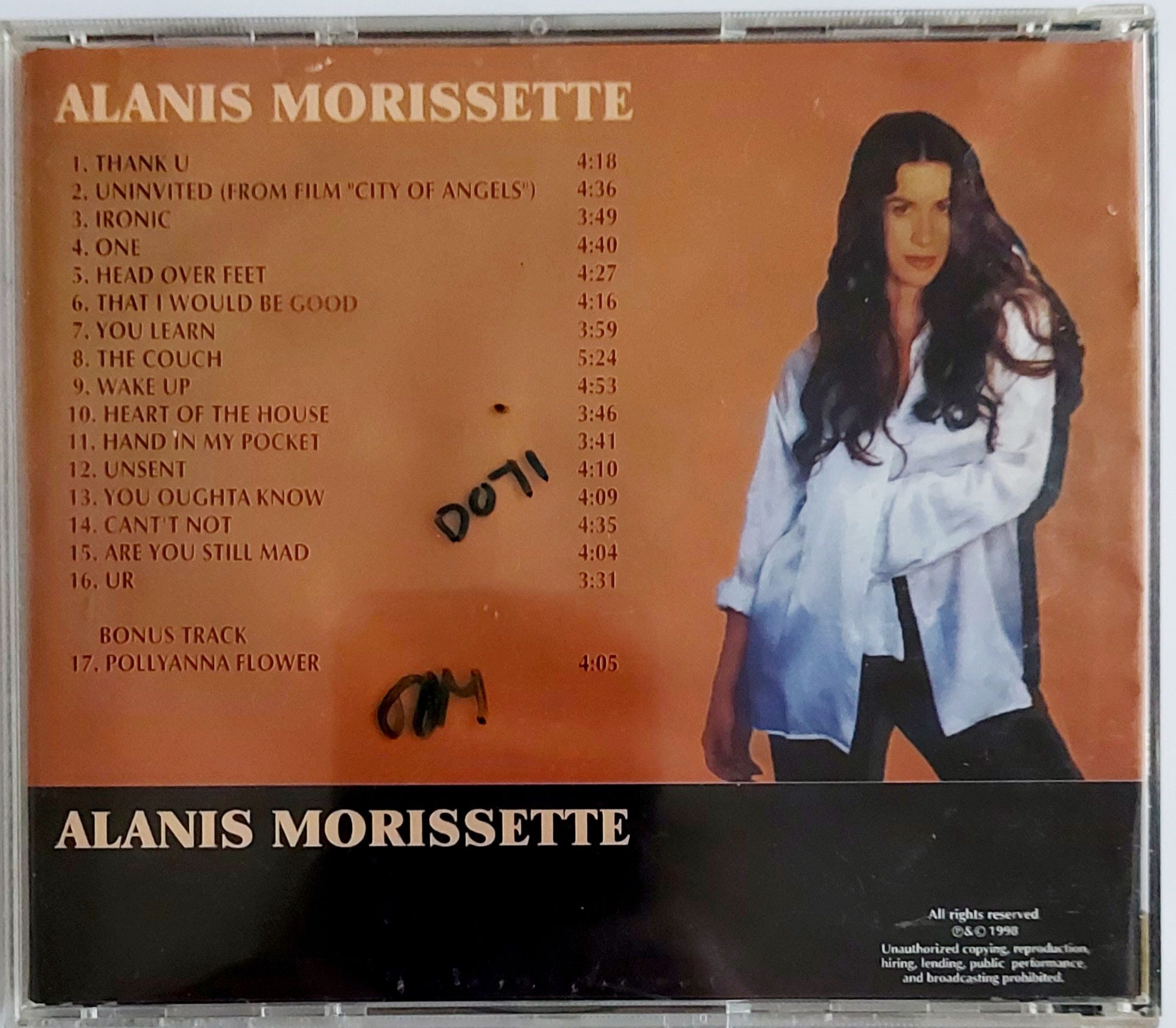 Alanis Morissette Greatest Hits '99