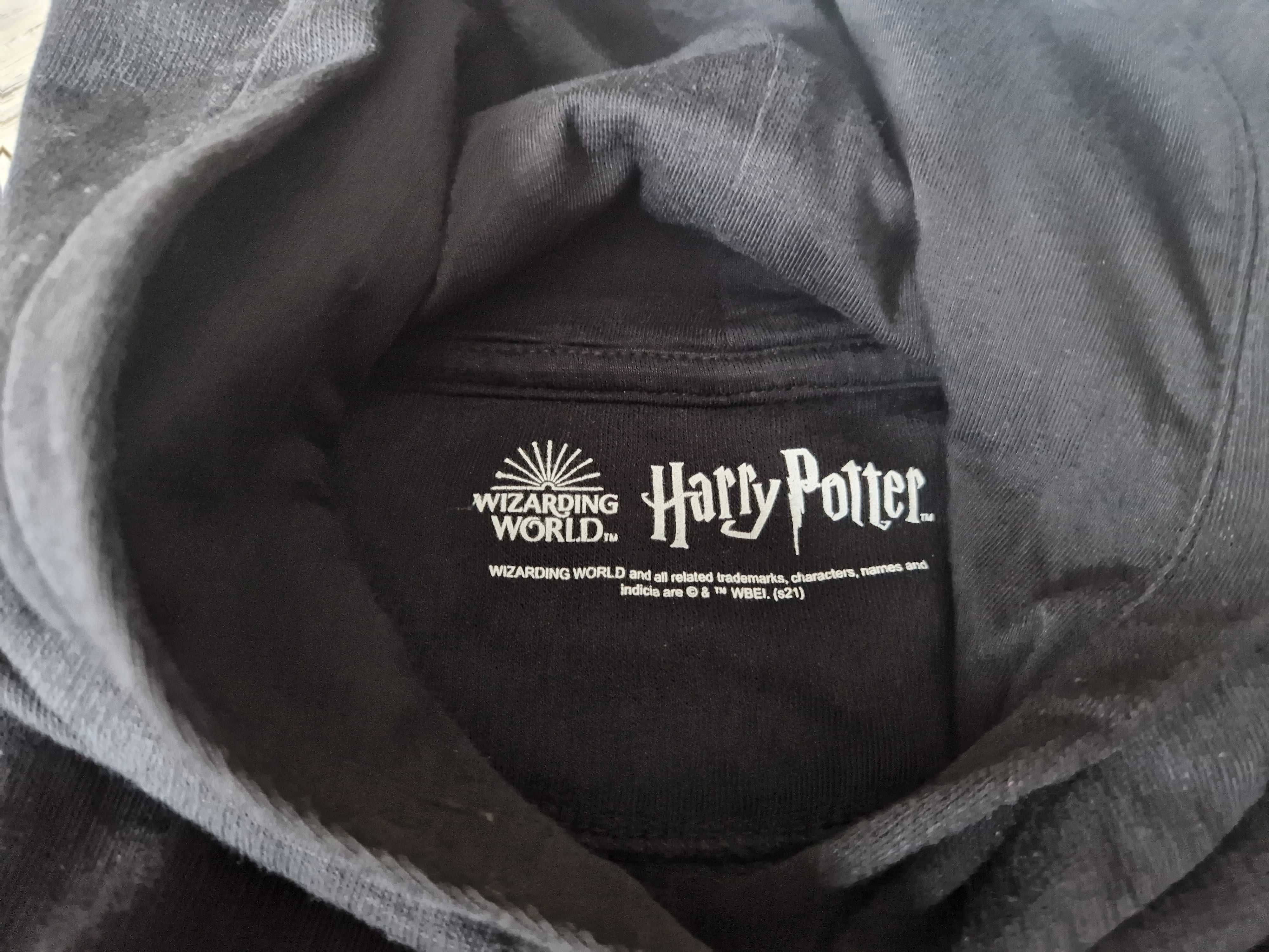 C&A Harry Potter dziewczęca czarna bluza z kapturem r.146-152