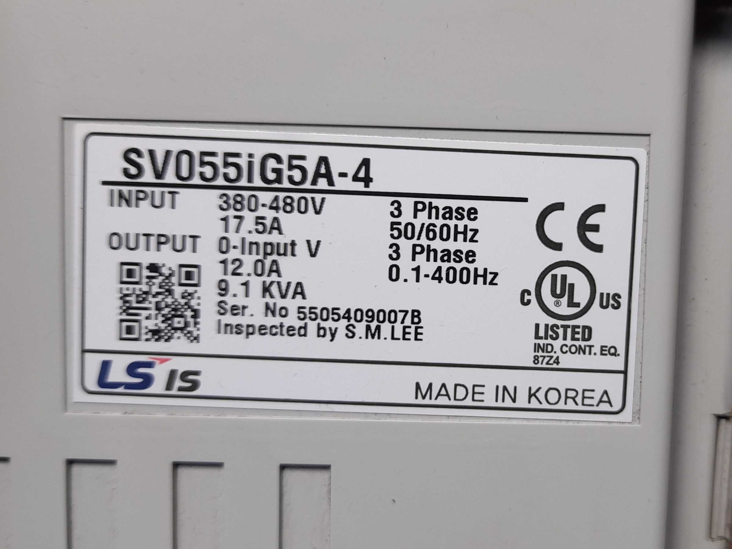 Falownik Lg ls 5,5kw SV055iG5A-4 400V