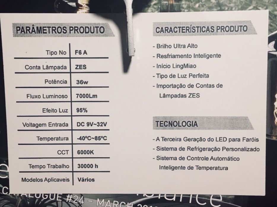 Kit led H7 H1 H3 H4 H8 H11 H13 Hb3 HB4 outros 72w