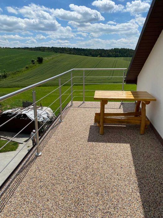 Balustrada, barierka nierdzewna balkonowa, tarasowa, okienna, schodowa