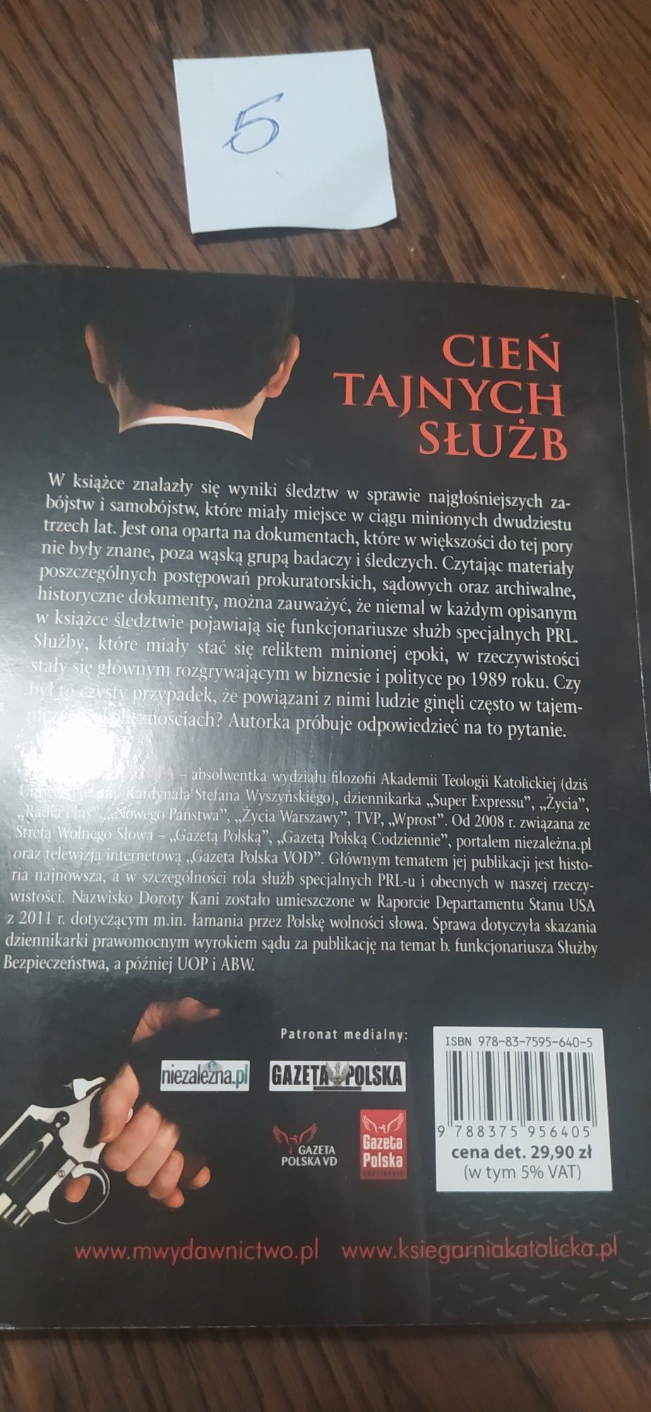 Cień Tajnych Służb Dorota Kania