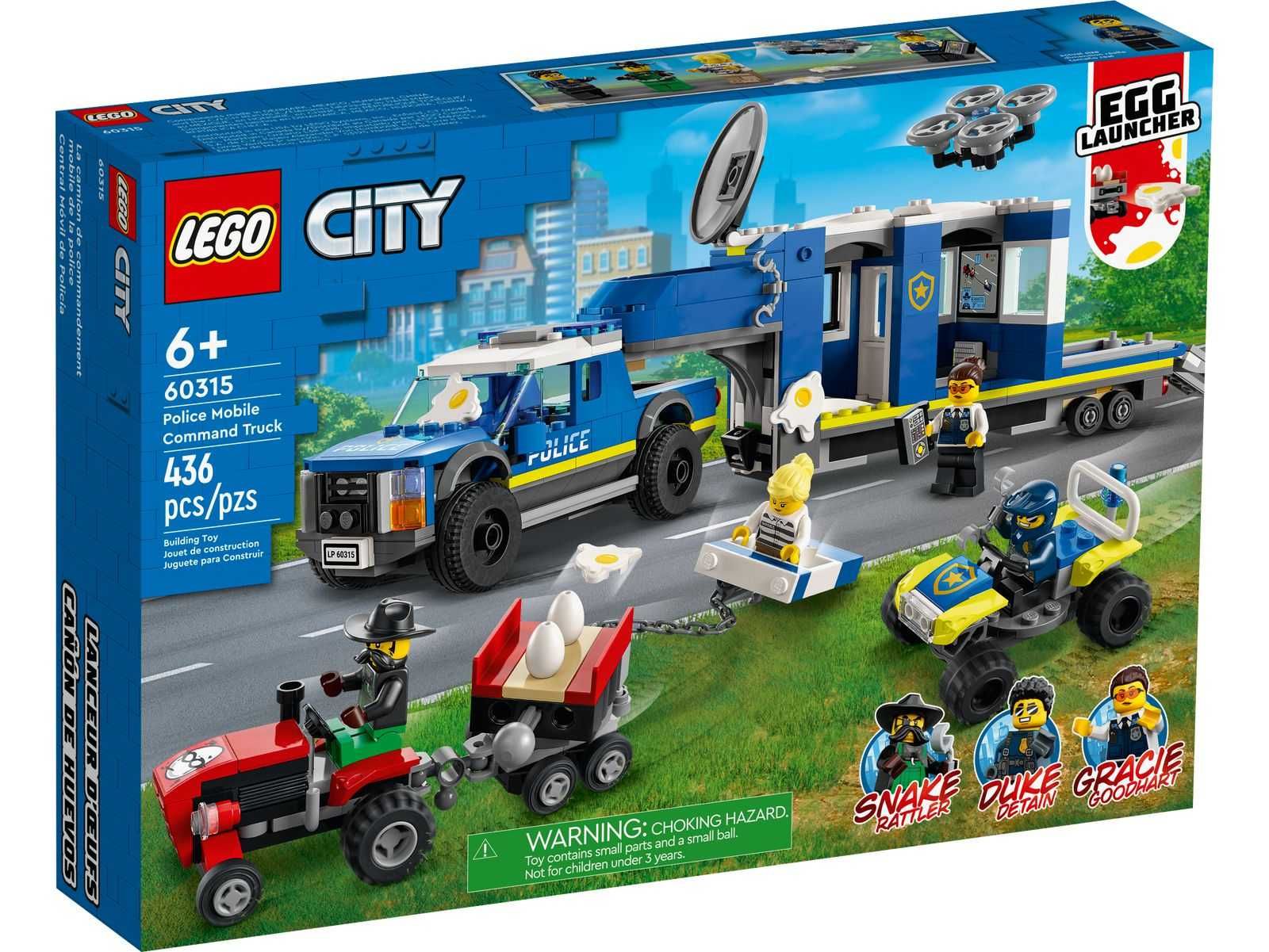 LEGO City Mobilne centrum dowodzenia policji 60315 [SZYBKA WYSYŁKA]
